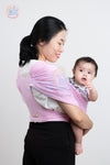 Địu Em Bé - Địu Vải RuEm - Basic Hồng Baby - Size M/ L/ XL